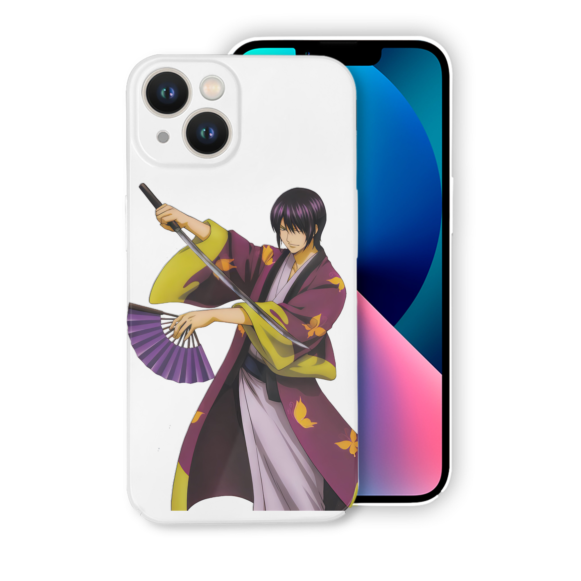 （画像用） ぎんたま 坂田銀時（さかたぎんとき） 神楽 志村新八（しむら しんぱち） GINTAMA Sakata Gintoki Kagura Shimura Shinpachi 【iPhone 14シリーズ対応】ハードケース